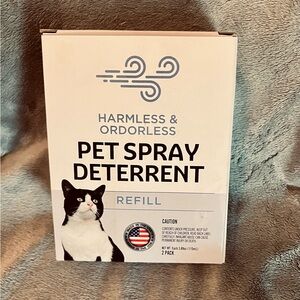 Harmless & Odorless Pet Spray Deterrent Refill - White